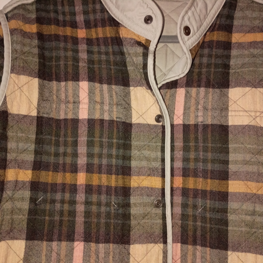 Lands’ End Women’s Reversible Quilted Jacket Size L - Picture 8 of 11